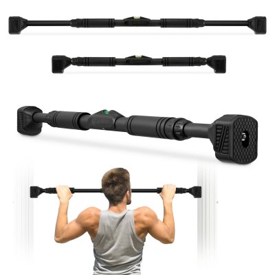 HYPERMOTION Barre de traction  r&eacute;glable 74-100 cm charge 200 kg