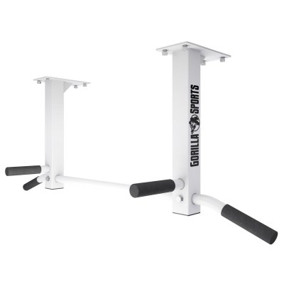 GORILLA SPORTS Barre de traction pour plafond blanc