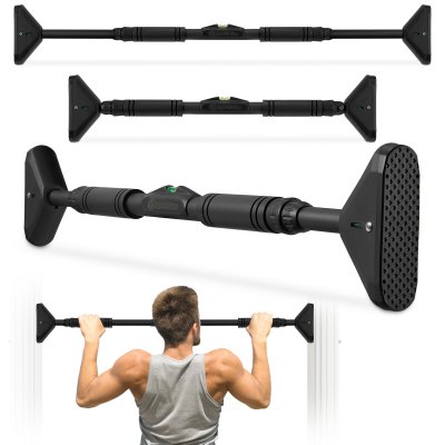HYPERMOTION Barre de traction r&eacute;glable sans per&ccedil;age 