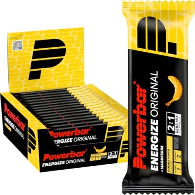 POWERBAR Barre &eacute;nerg&eacute;tique Energize Original Banana Punch 15 pi&egrave;ces/bo&icirc;te