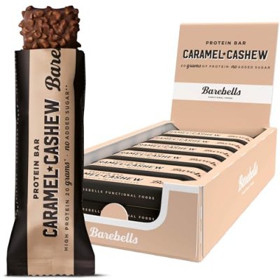 BAREBELLS Barre &eacute;nerg&eacute;tique et prot&eacute;in&eacute;e  Bars Caramel Cashew