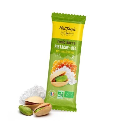 MELTONIC Barre energetique  tonic bio pistache sel bio 25g