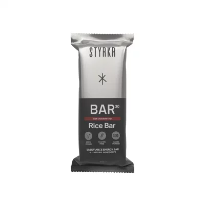 STYRKR Barre energetique  bar30 pepites chocolat noir 43g