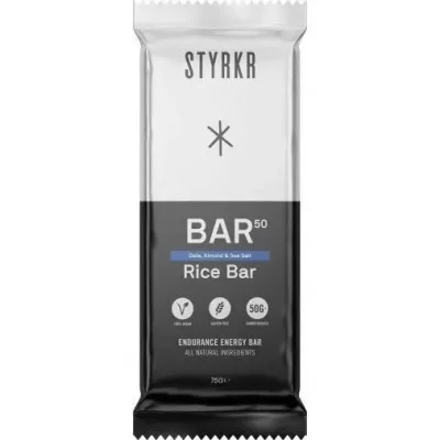 STYRKR Barre energetique  bar50 dattes amandes fleur de sel 75g
