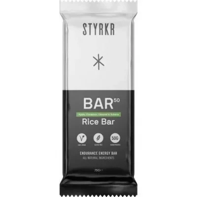 STYRKR Barre energetique  bar50 pomme cannelle caramel 75g