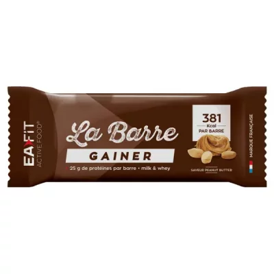 EA FIT Barre gainer  x16 Beurre de cacahu&egrave;te