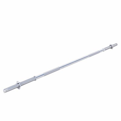 GORILLA SPORTS Barre longue avec bagues de serrage en forme d&rsquo;&eacute;toile 200cm 30mm diam&egrave;tre