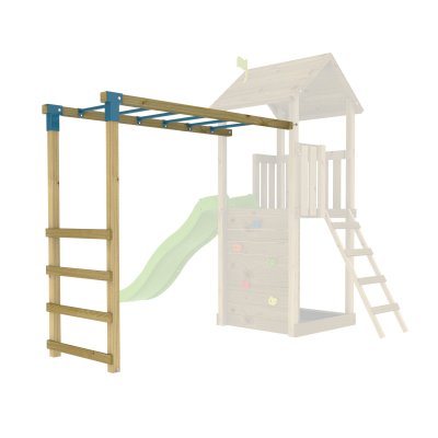 TP TOYS Barre pont de singe pour aire de jeux SKYWOOD en bois FSC&reg; marron