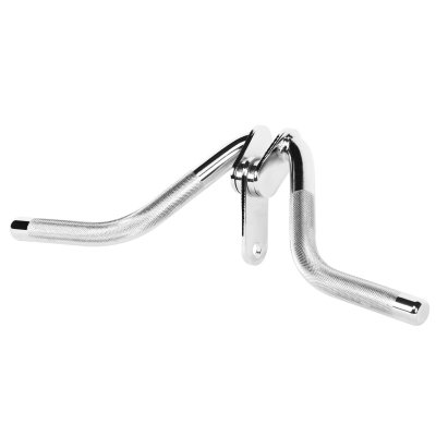 GORILLA SPORTS Barre triceps curl avec &eacute;l&eacute;ment d'attache Y-37