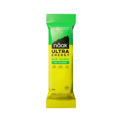 NAAK Barres de nutrition - Sachets Individuels &agrave; la saveur amandes et chocolat Na&auml;k
