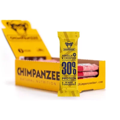 CHIMPANZEE Barres de nutrition vanille et crispies 