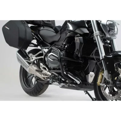 SW MOTECH Barres de protection lat&eacute;rale SW-MOTECH noir BMW R1200R / R1200RS 15-