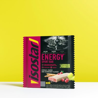 ISOSTAR Barres energetiques  high energy cranberry 3x40g