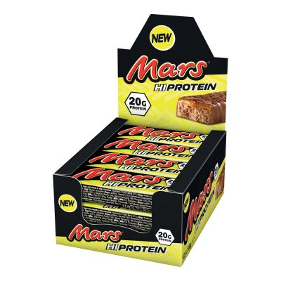 MARS Barres prot&eacute;in&eacute;es  Hi-Protein - Chocolate Caramel Boite de 12