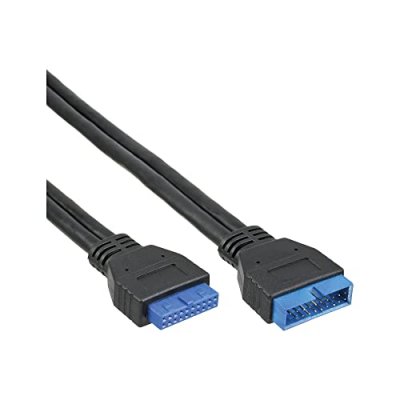 INLINE Barrette interne &reg; usb 3.0 extension m&acirc;le vers femelle 0,35m