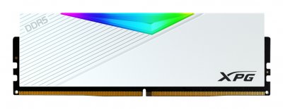 ADATA Barrette m&eacute;moire DDR5  XPG Lancer RGB 16Go - 7200 MHz - Blanc