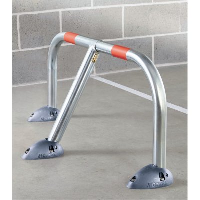 MOTTEZ Barri&egrave;re De Parking Rabattable En Acier &Oslash; 5 Cm 