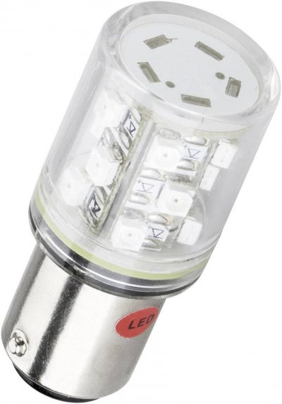 BARTHELME  Ampoule LED BA15d vert 230 V/AC 6 lm 52162413