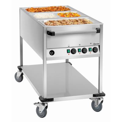 GENERIQUE Bartscher Chariot &agrave; Bain-Marie - 3 GN 1/1