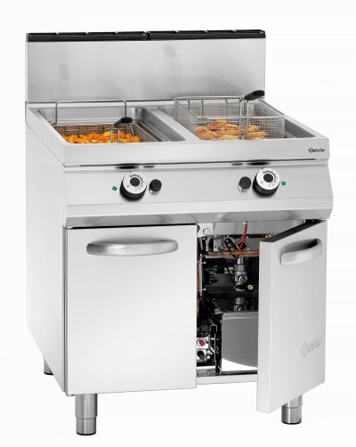 BARTSCHER  Friteuse a gaz avec 2 cuves