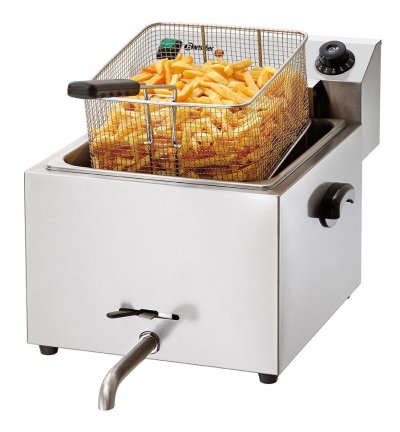 BARTSCHER  Friteuse Professionnelle - 9,7 Litres -  Blanc