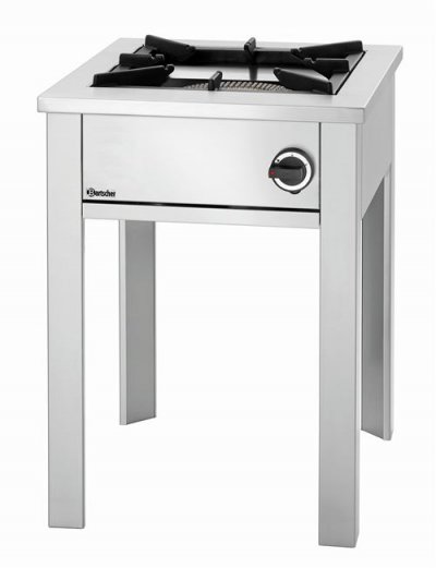BARTSCHER  R&eacute;chaud &agrave; Gaz sur Pieds Professionnel - 1 Feu 28 cm