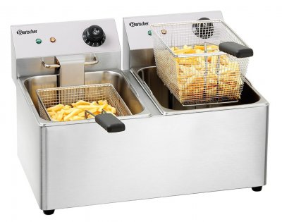 BARTSCHER  SNACK IV - Friteuse - 8 litres - 6.5 kWatt - argent