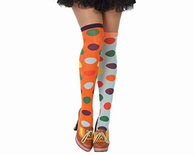ANGEL TOMAS, SA Bas &Agrave; Pois Multicolores Clown Femme Taille Unique
