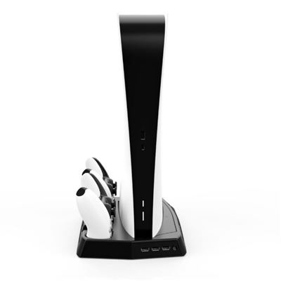 GENERIQUE Base de refroidissement h&ocirc;te Sony PS5 - Noir 