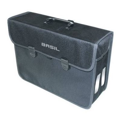 BASIL  Gep&auml;cktr&auml;gertasche Malaga Coprisella Unisex Adulto, Nero, 17 l