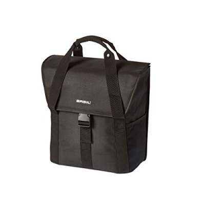 BASIL  Go Sac de V&eacute;lo, Unisexe Adulte, Noir, 33 x 17 x 41 cm