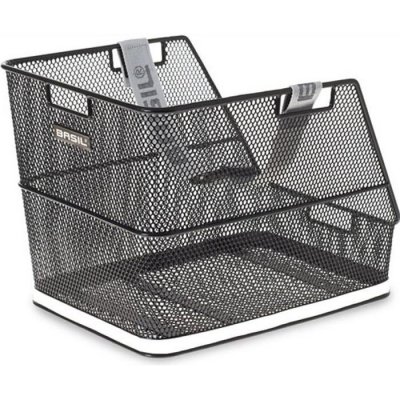 BASIL  panier &agrave; v&eacute;lo Classderri&egrave;re 31 litres noir