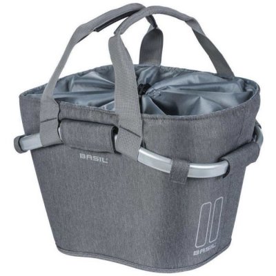 BASIL  panier Carry Alldesign pour 15 litres gris