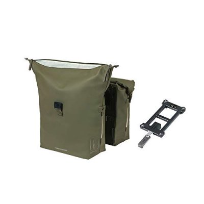 BASIL  Soho Led 41l With Mik Plate Panniers Vert