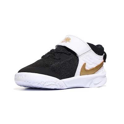 NIKE Baskets  Team Hustle D 10 Pour B&eacute;b&eacute; Et Petit Enfant - Noir - 25
