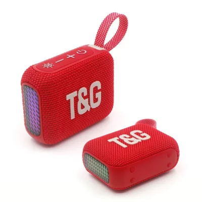 YONIS Basses Puissantes - Enceinte sans fil Bluetooth autonomie 5 h - Rouge