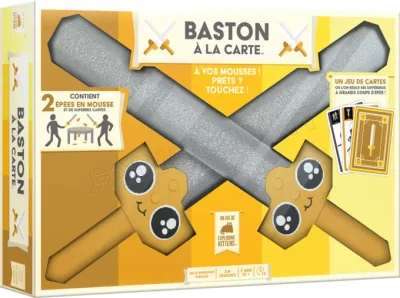 EXPLODING KITTENS Baston &agrave; la carte -  Jeu de soci&eacute;t&eacute; - EKISWRD01FR 