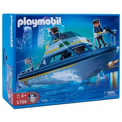 Bateau De Police Playmobil 5786 Vedette De Police - Jeux De Construction - Nouveaute