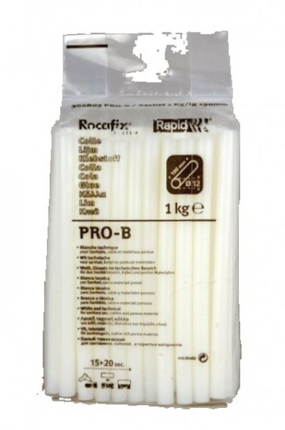 RAPID B&acirc;tons de colle &Oslash; 12 mm &agrave; usage g&eacute;n&eacute;ral. 1 kg. Sac plastique