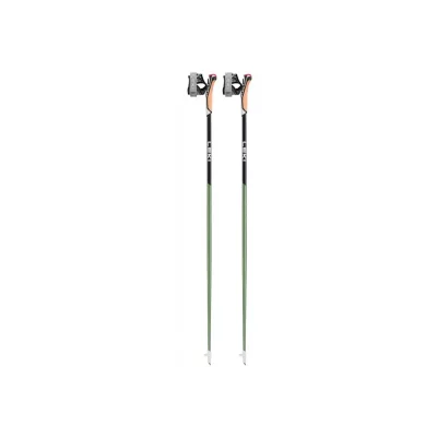 LEKI Batons de marche nordique  flash carbon vert noir