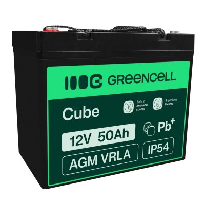  Batterie AGM 12V 50Ah accumulateur au Gel Photovolta&iuml;que Caravane Energie Solaire