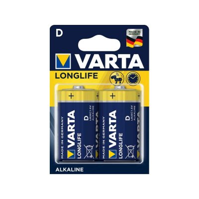 VARTA Batterie Alkaline Mono D Longlife Blister (2-pack) 04120 110 412