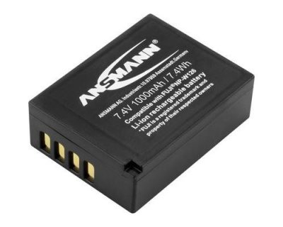 ANSMANN Batterie  NP W126 pour Fujifilm - Accessoire g&eacute;n&eacute;rique compatible