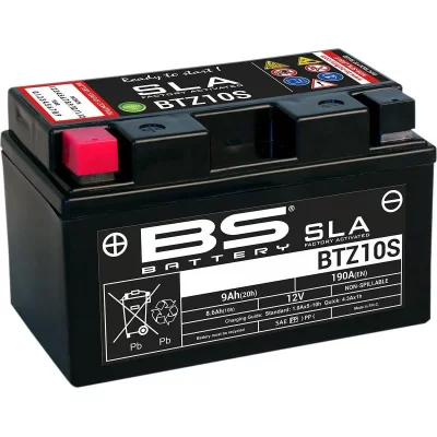 BS BATTERY Batterie  BTZ10S SLA sans entretien activ&eacute;e usine