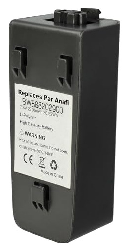 VHBW Batterie compatible avec Parrot Anafi drone (2700mAh, 7,6V, Li-polym&egrave;re) - 
