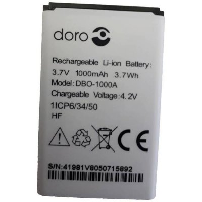 DORO Batterie d'origine  pour  2404/1370/5860/6040/6060/6820/6880