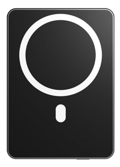 CYGNETT Batterie externe sans fil magn&eacute;tique  MagSlim 10000 mAh 20 W Noir