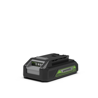 Batterie Greenworks 2ah G-24 Lithium 24v (sans Chargeur) Noir
