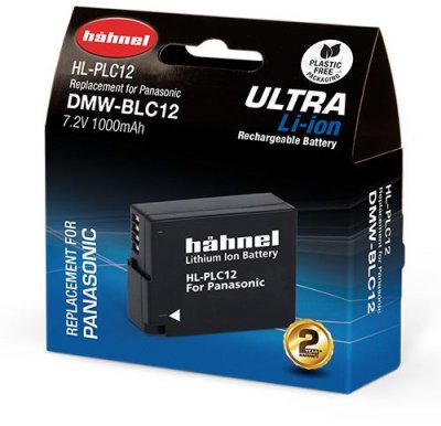 HAHNEL Batterie  Ultra DMW-BLC12 pour Panasonic Lumix G80, G7, FZ300 et FZ2000