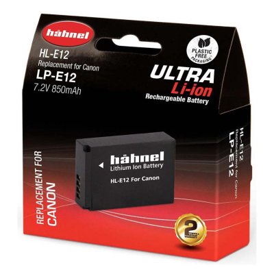 HAHNEL Batterie  Ultra LP-E12 pour Canon EOS M50 MKII, M50, M200 et SX70 Hs